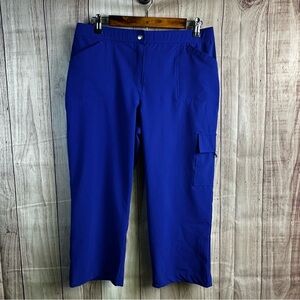 Chico's‎ Royal Blue Crop Pants with Cargo Pocket